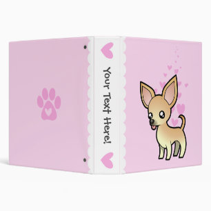 Chihuahua Love (smooth coat) Binder