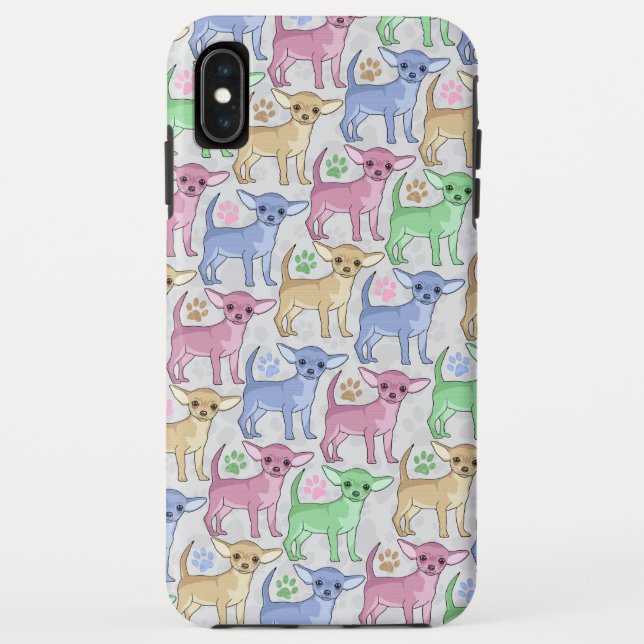 Chihuahua Lover Colourful Pattern Case-Mate iPhone Case (Back)