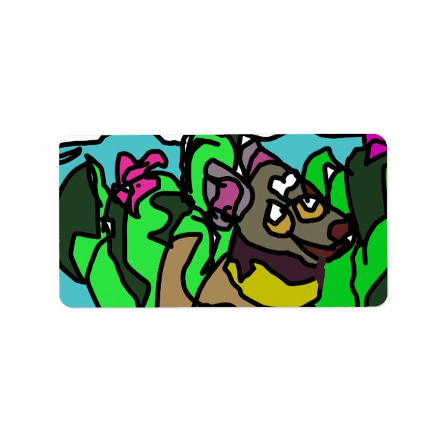 Chihuahua lover  label (Front)