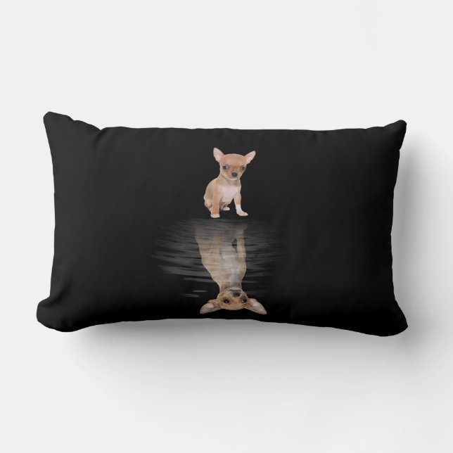 Chihuahua Lumbar Pillow (Front)