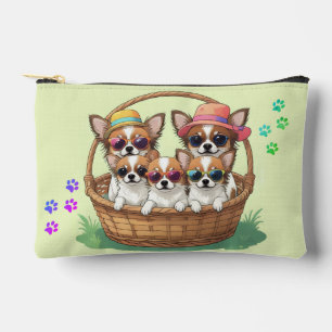 Chihuahua lustige Welpen Accessory Pouch
