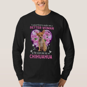 Chihuahua Mama Dog Mom Dog Owner Happy Mother's Da T-Shirt