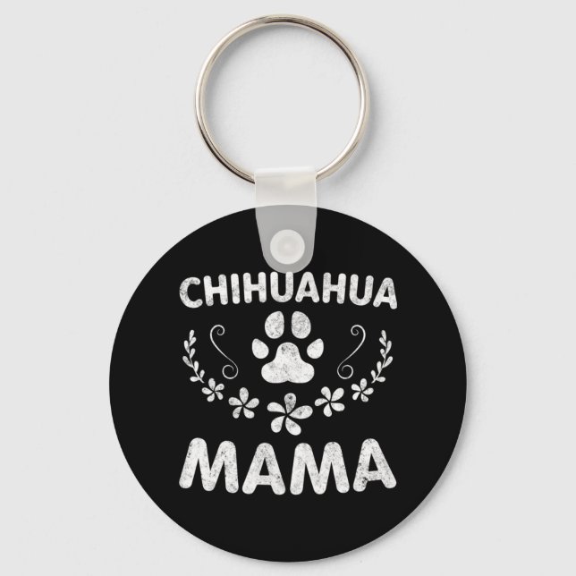 Chihuahua Mama Keychain (Front)