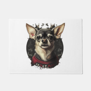 Chihuahua  Merry Christmas  X-Mas Tree  Cute   Doormat