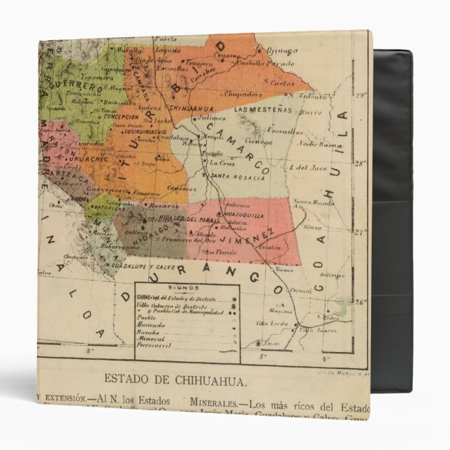 Chihuahua, Mexico Binder (Front/Inside)