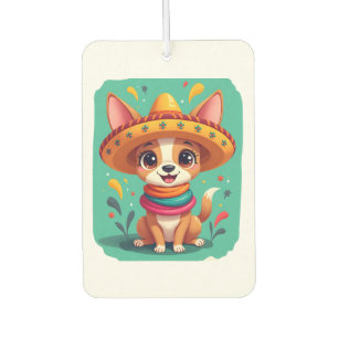 Chihuahua  Mexico  Cinco de Mayo  Funny Dog   (2) Air Freshener