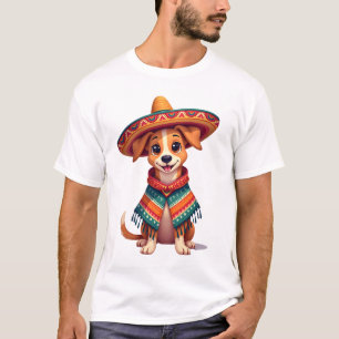 Chihuahua  Mexico  Cinco de Mayo  Funny Dog  (2) T-Shirt