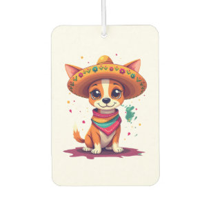 Chihuahua Mexico Cinco de Mayo Funny Dog (6) Air Freshener