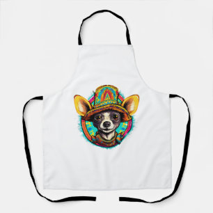 Chihuahua  Mexico  Cinco de Mayo  Funny Dog   Apron