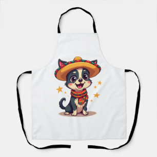 Chihuahua Mexico Cinco de Mayo Funny Dog Copy Apron