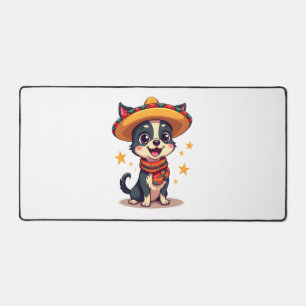 Chihuahua  Mexico  Cinco de Mayo  Funny Dog  Copy Desk Mat
