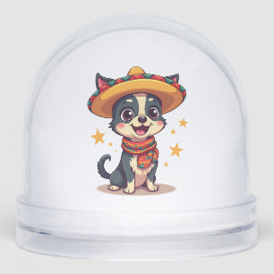 Chihuahua  Mexico  Cinco de Mayo  Funny Dog  Copy Snowglobe