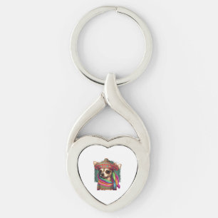 Chihuahua  Mexico  Cinco de Mayo  Funny Dog        Keychain