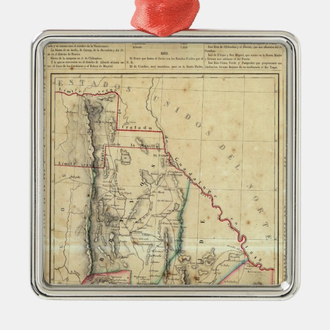 Chihuahua, Mexico Metal Ornament (Front)