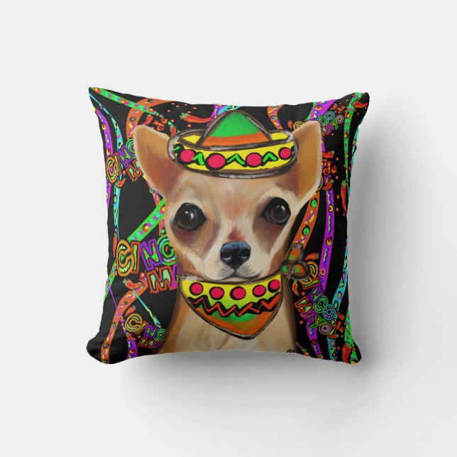 Chihuahua  Mexico  Throw Pillow (Front)