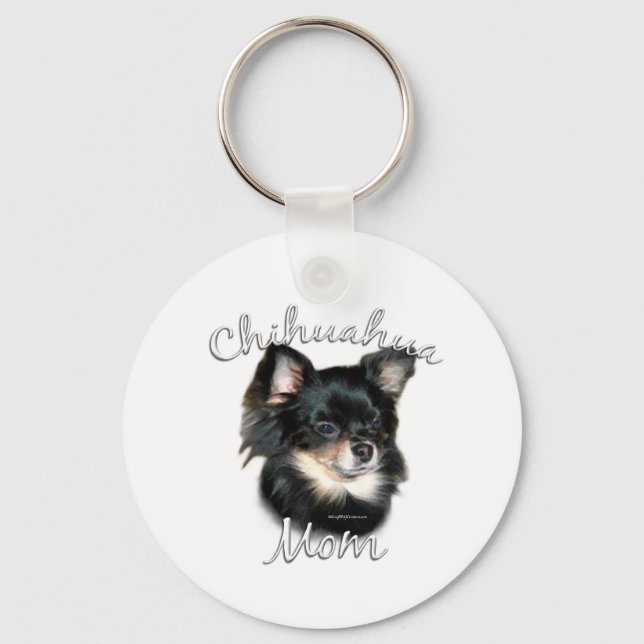 Chihuahua Mom 2 Keychain (Front)