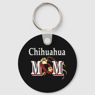 chihuahua mom Keychain