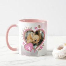 Chihuahua Mom Personalized Photo Mug