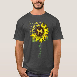 Chihuahua Mom Sunflower Chiwawa Lover Gifts Dog Mo T-Shirt