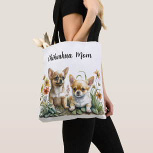 Chihuahua Mom Tote Bag