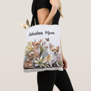 Chihuahua Mom Tote Bag