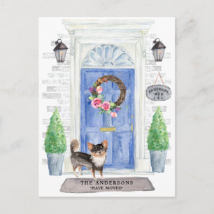 Chihuahua Moving Announcement Postcard