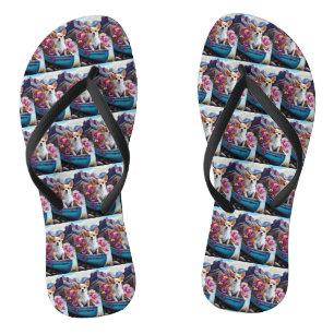 Chihuahua on a Paddle: A Scenic Adventure Flip Flops