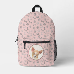 Chihuahua Painting - Cute Original Dog Art Printed Backpack
