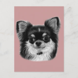 Chihuahua Painting Postcard