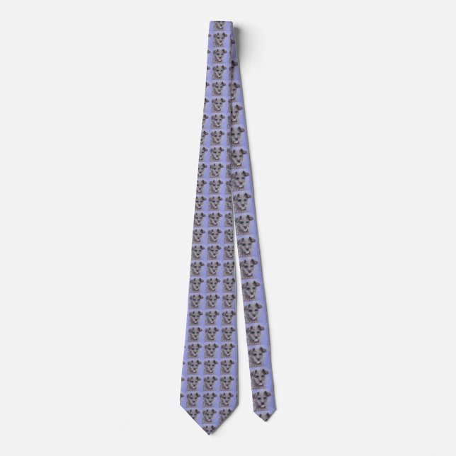 Chihuahua Painting Tie (Front)