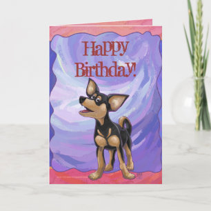 Chihuahua Party Centre Card