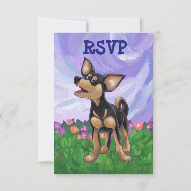 Chihuahua Party Centre RSVP (Front)