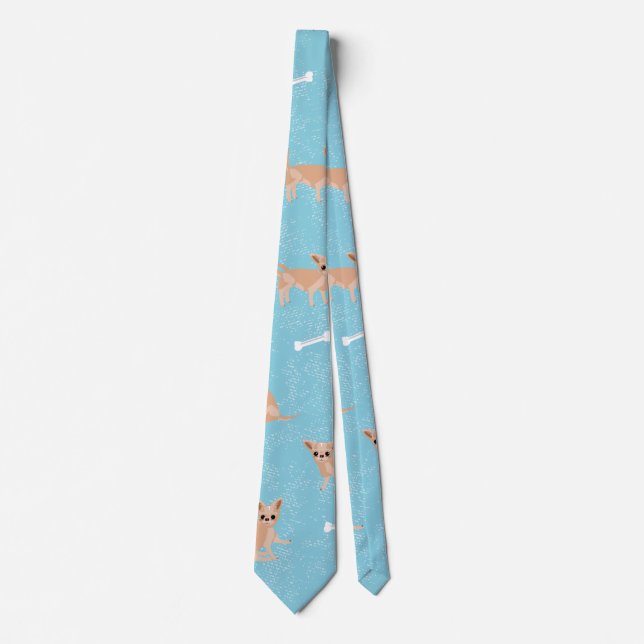 Chihuahua pattern tie (Front)