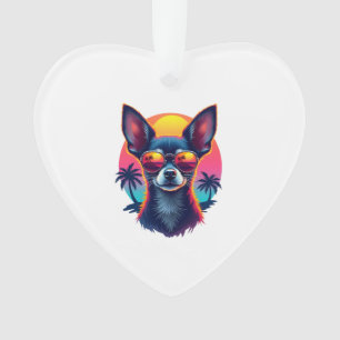 Chihuahua  Peinture Abstraite  Couleur  Chien Mign