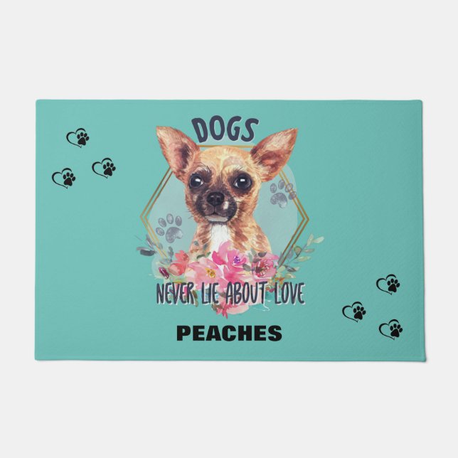 "CHIHUAHUA" PERSONALIZED DOORMAT (Front)
