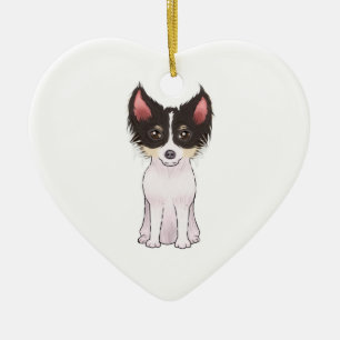 Chihuahua (picture) ceramic ornament