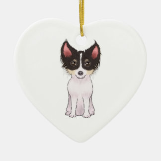 Chihuahua (picture) ceramic ornament