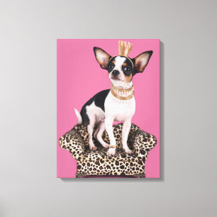 Chihuahua Princess Canvas Print