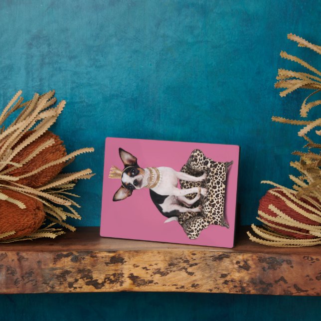 Chihuahua Princess Plaque (Side)