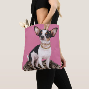 Chihuahua Princess Tote Bag