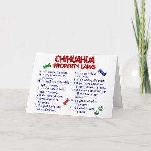 CHIHUAHUA Property Laws 2 Card