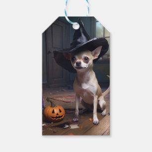 Chihuahua Pumpkins Halloween Scary Gift Tags