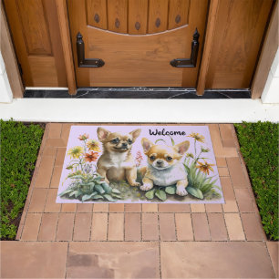 Chihuahua Puppies Doormat