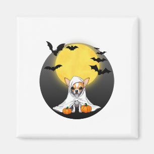Chihuahua Puppy Ghost Halloween Costume - Small Do Magnet