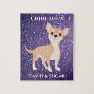 CHIHUAHUA PUZZLE & CUSTOM NAME OF PET & CHILD.