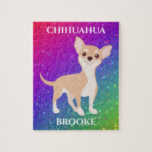 CHIHUAHUA PUZZLE & NOM PERSONNALISÉ.