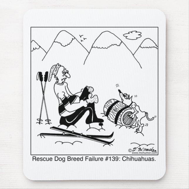 Chihuahua Rescue Dogs Mouse Pad (Front)