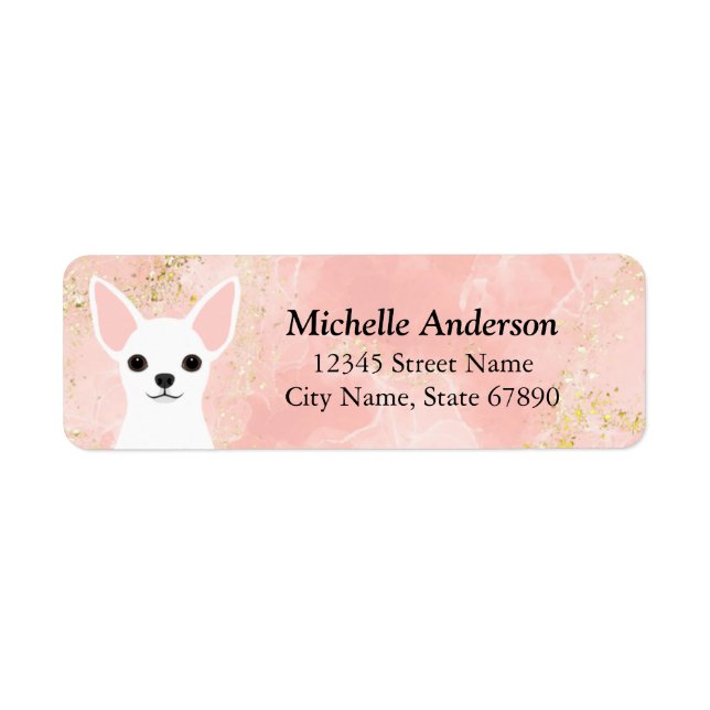 Chihuahua Return Address Labels (Front)