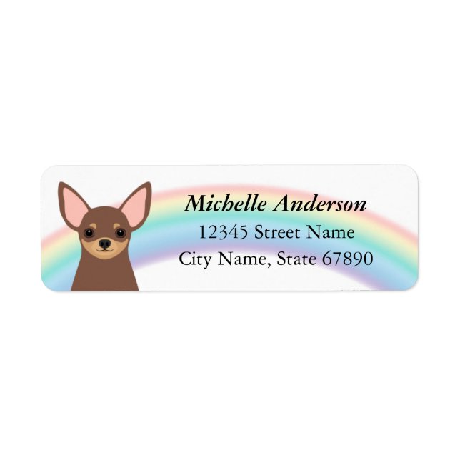 Chihuahua Return Address Labels (Front)