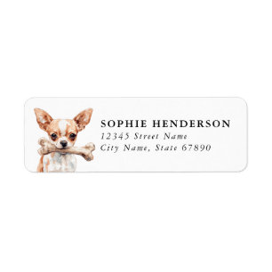 Chihuahua Return Address Labels
